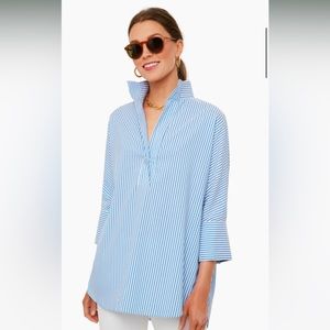 Tuckernuck Blue Stripe Willow Blouse
